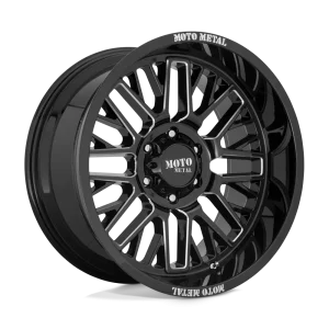 Moto Metal – MO802 – Black – 20″x10″ -18mm – Summer Wheels – MO80221085318N